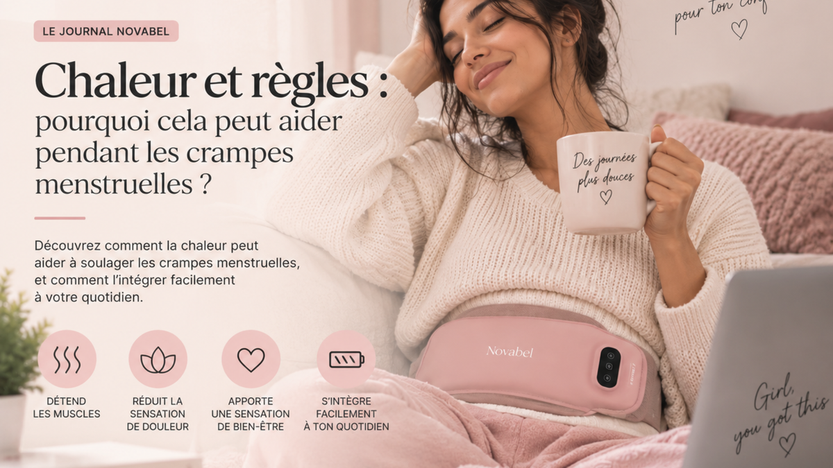 Chaleur et règles : pourquoi cela peut aider pendant les crampes menstruelles ?
