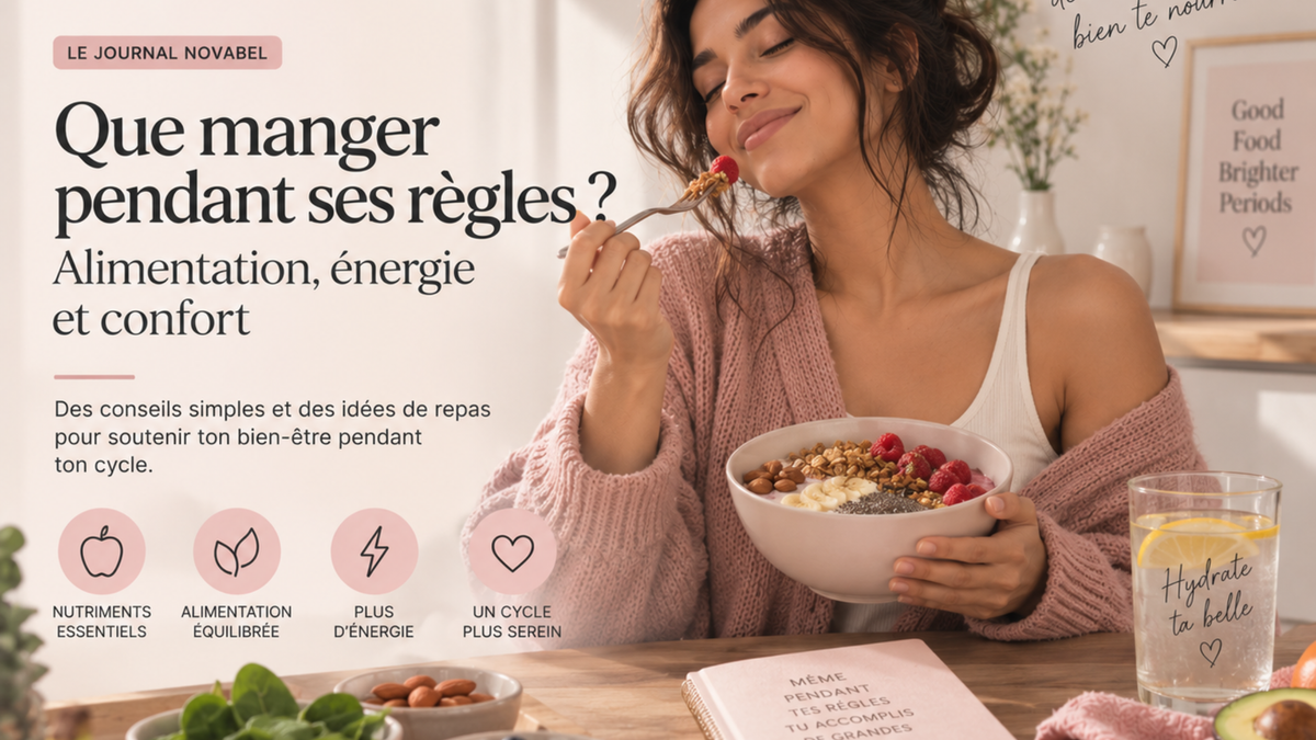 Que manger pendant ses règles ? Alimentation, énergie et confort