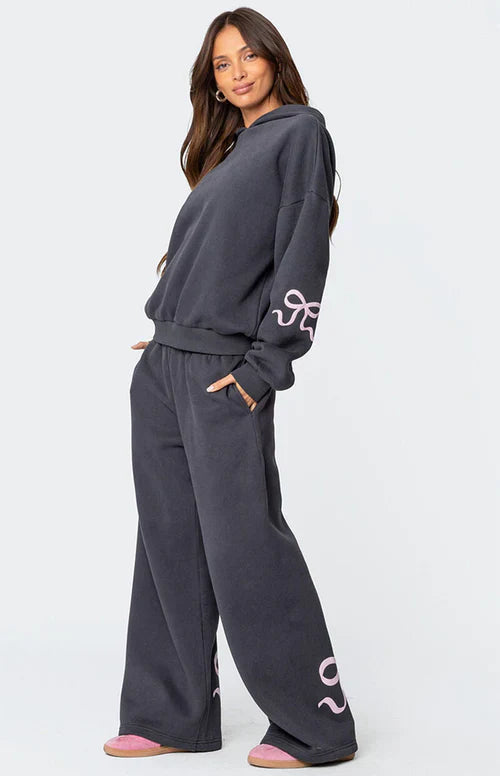 Hannah | Cozy Bow Tracksuit