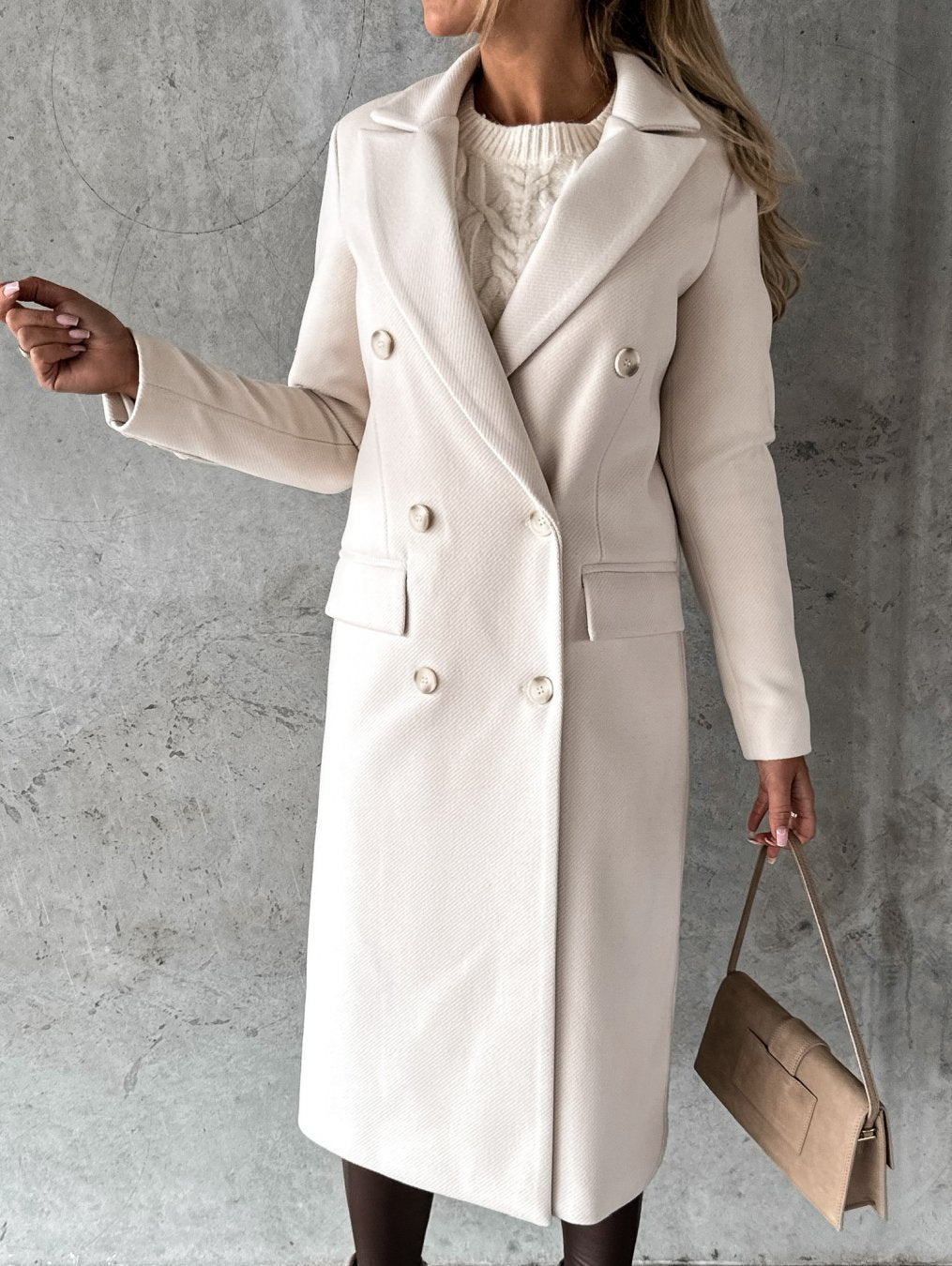 Aurélie™ Long Wool Coat