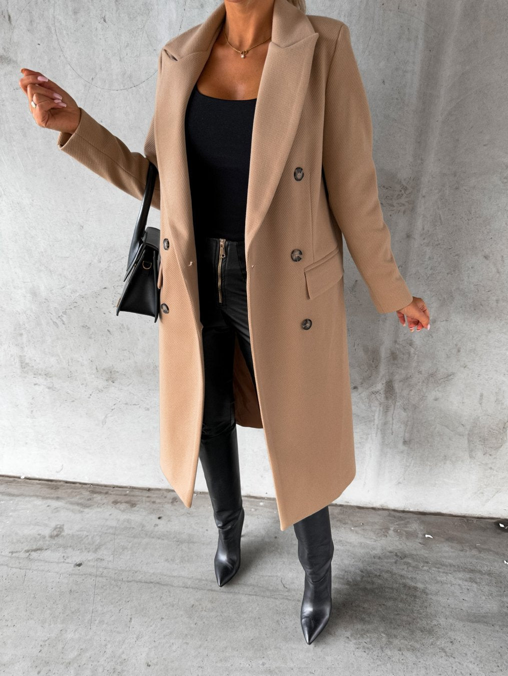 Aurélie™ Long Wool Coat